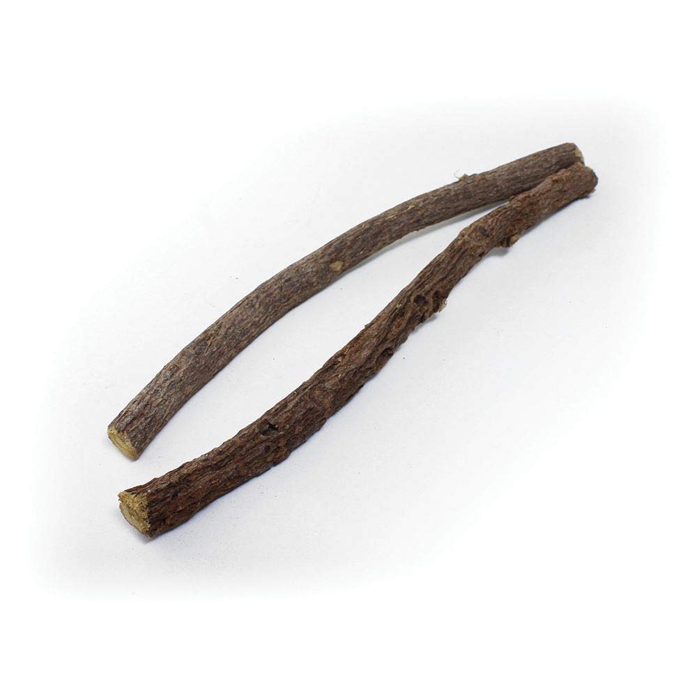 Unknown peppermint chew sticks held in hand to show use and convenient on-the-go benefit