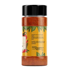 Unpretentious jar top shaker detail highlighting dispense control for precise seasoning