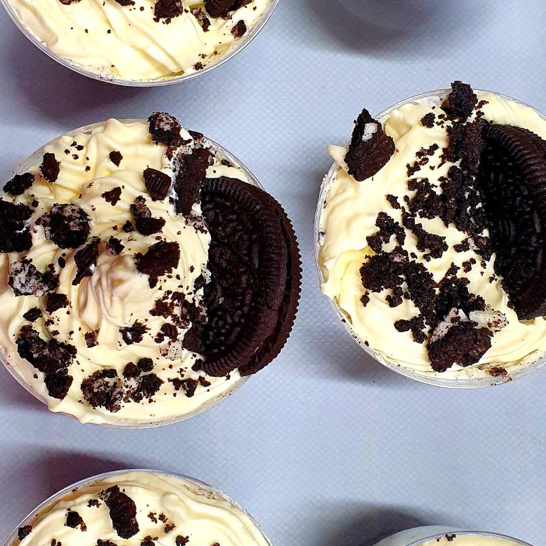Unpretentious black cocoa cookies show deep color and appealing visual contrast
