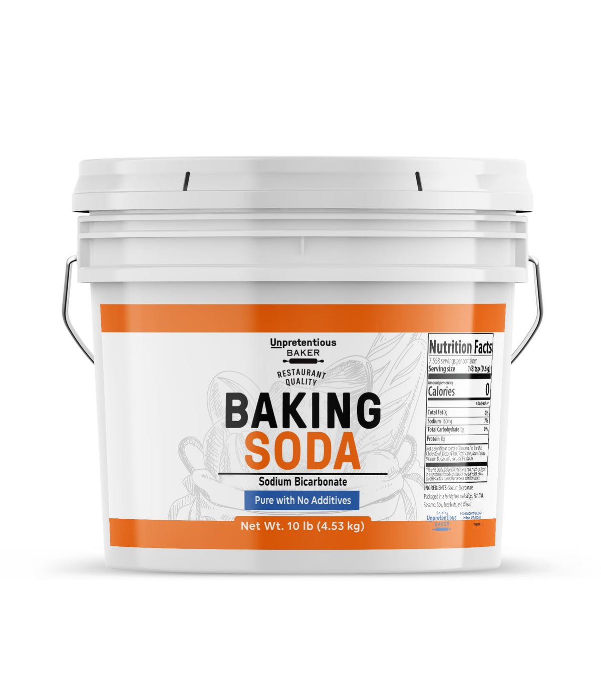 unpretentious front packaging 10 lb bag showing branding and volume benefit