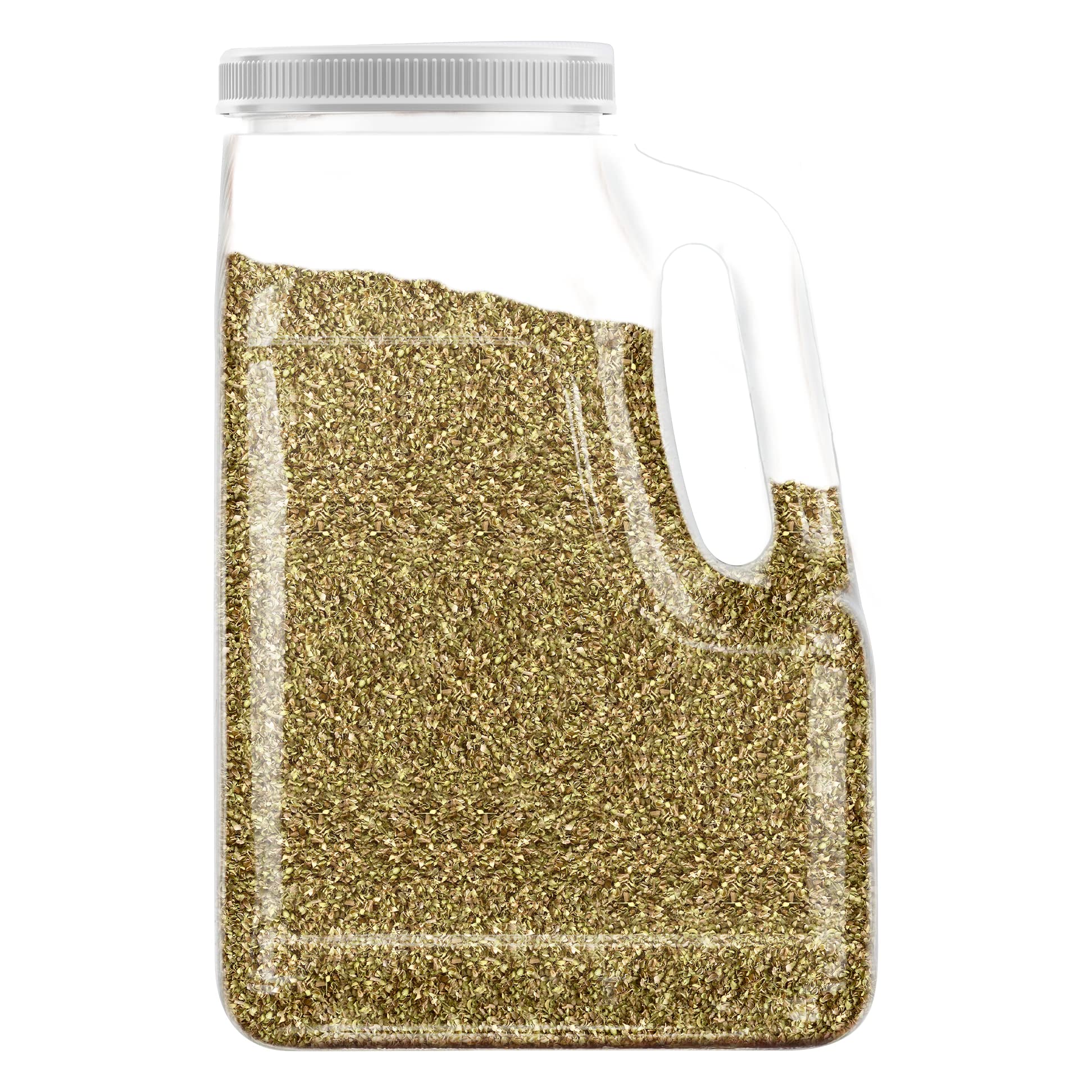Close-up of Unpretentious oregano flakes texture highlighting crisp leaves and strong flavor