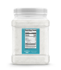 Close-up of Unpretentious powder texture revealing fine grind for smooth icing