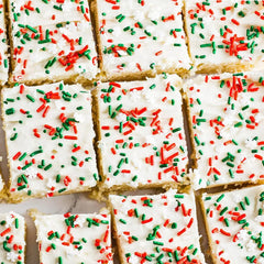 Unpretentious sprinkles on cupcake demonstrating instant holiday decoration and visual appeal