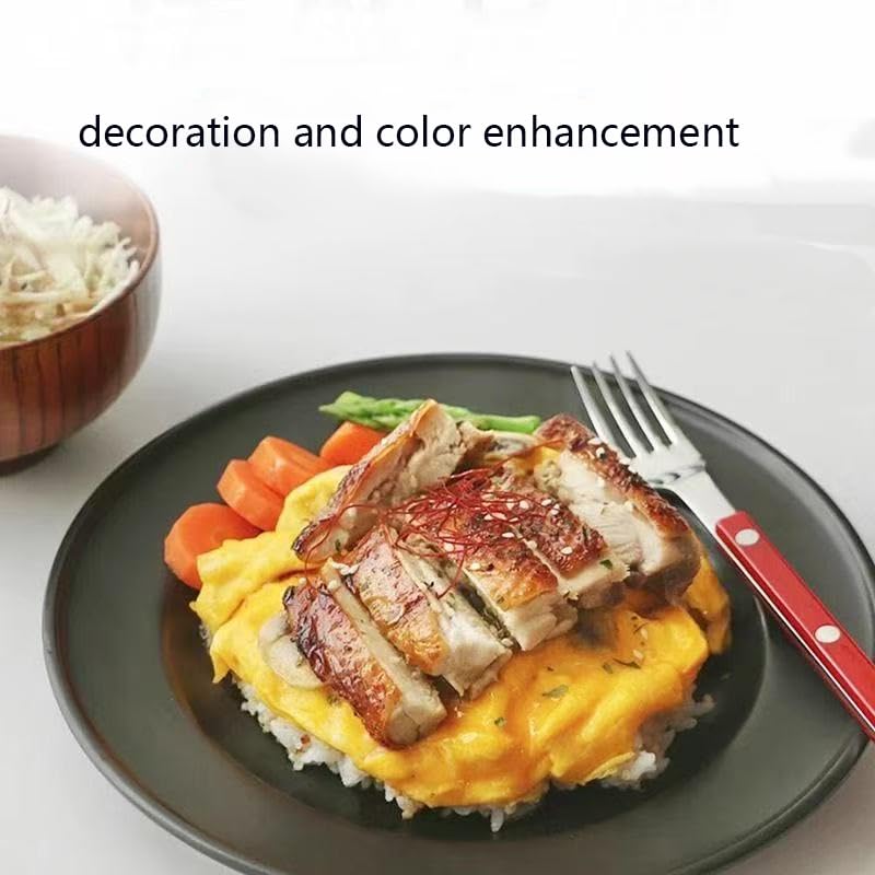 UpBots chili threads on plated dish in kitchen setting showcasing restaurant-style finish benefit