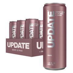 UPDATE grape front can showing branding and grape flavor, highlights clean formula