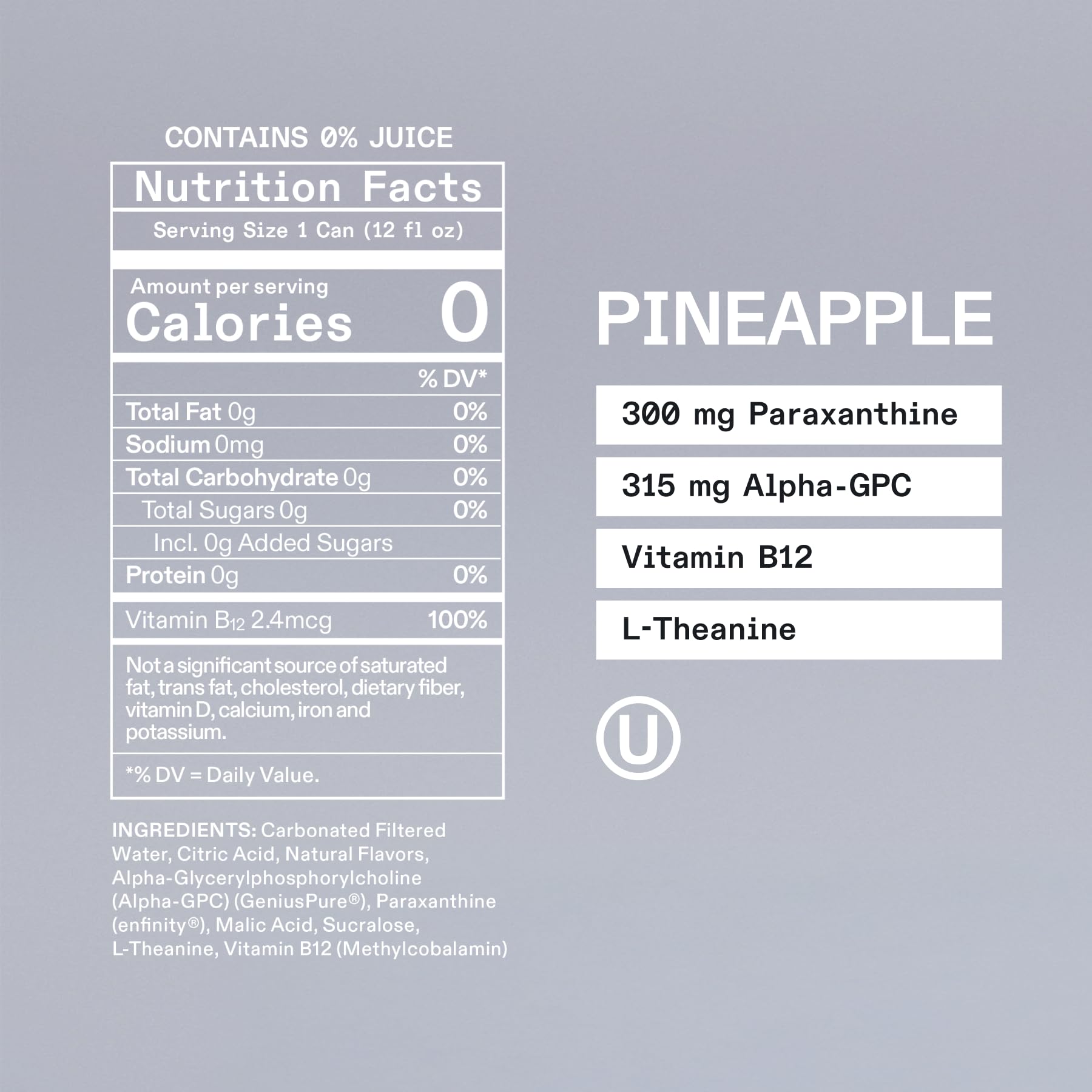Update pineapple stacked 12-pack box illustrating convenient multi-can supply