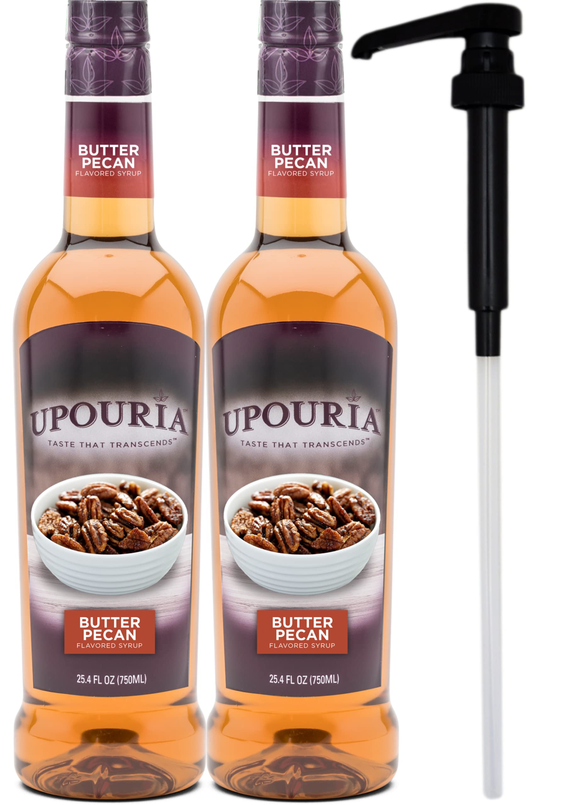 Upouria front packaging showing nutrition and kosher badge, clear benefit: trusted quality