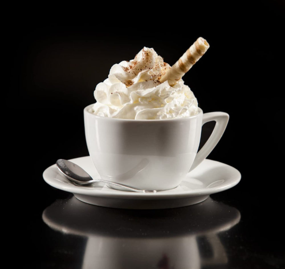 UPOURIA mocha drizzled on sundae to enhance dessert flavor and presentation