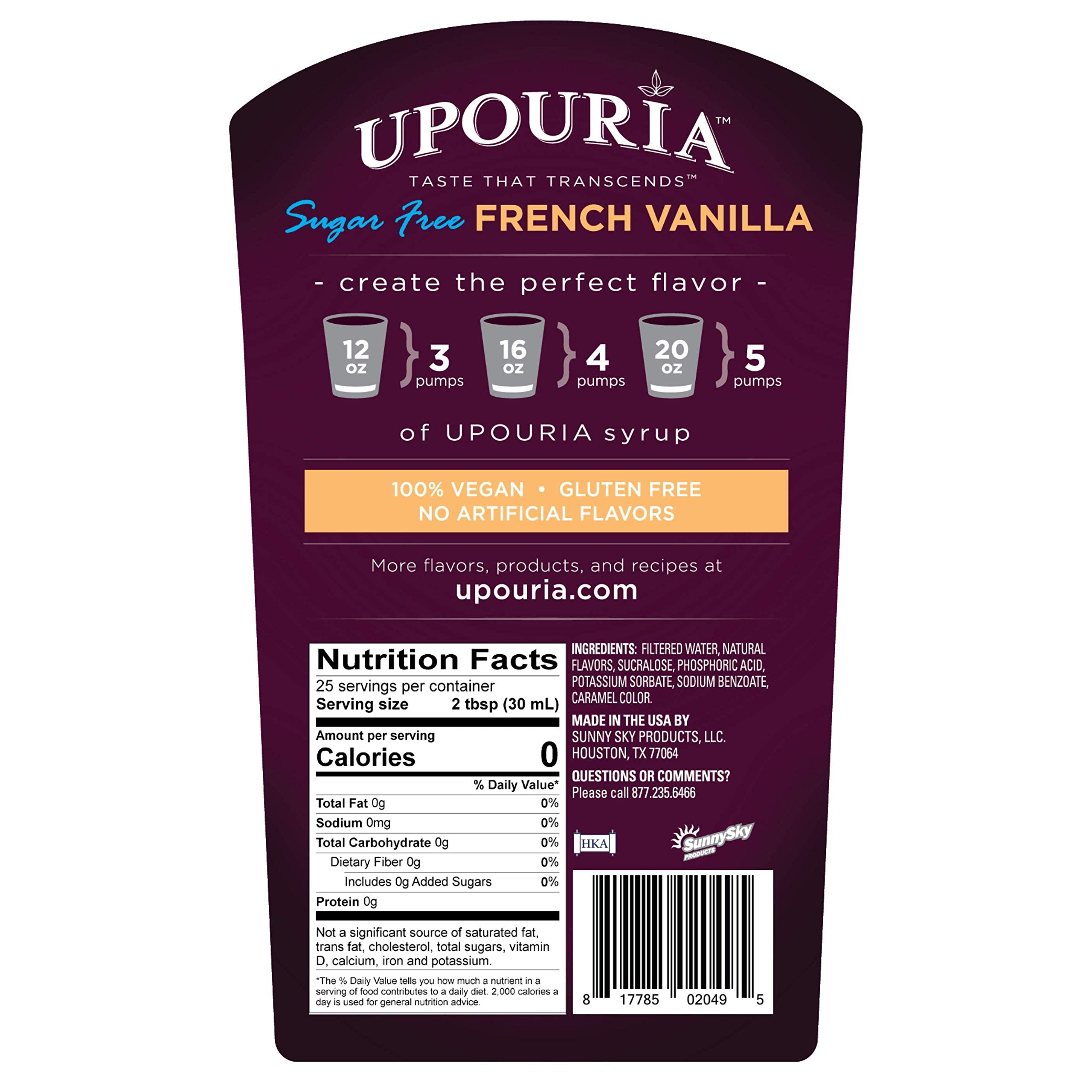 UPOURIA two bottles and pumps staged to show complete bundle contents