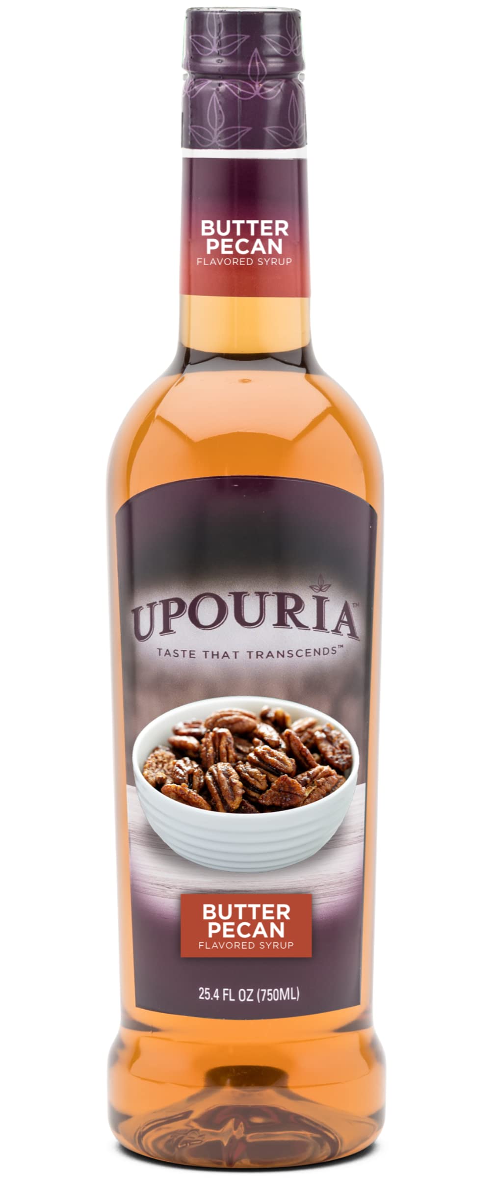 Upouria pump closeup dispensing precise measure, benefit: consistent portion control