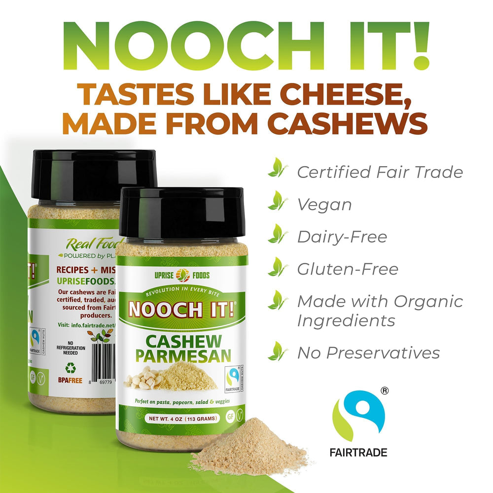 UPrise Foods NOOCH IT on kitchen counter in use for everyday cooking inspiration