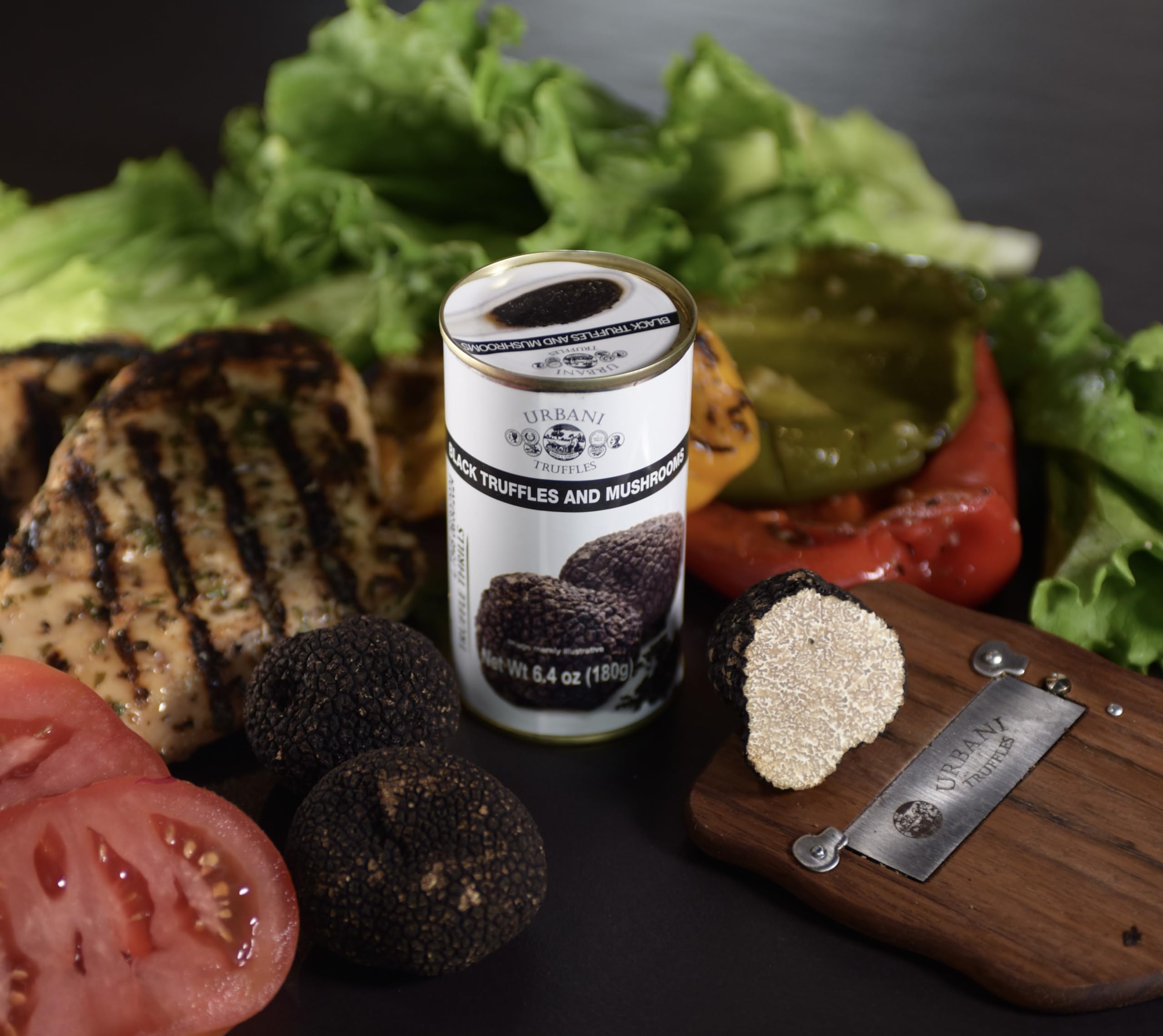 Urbani Truffles spread on crostini illustrating appetizer use and elevated flavor benefit