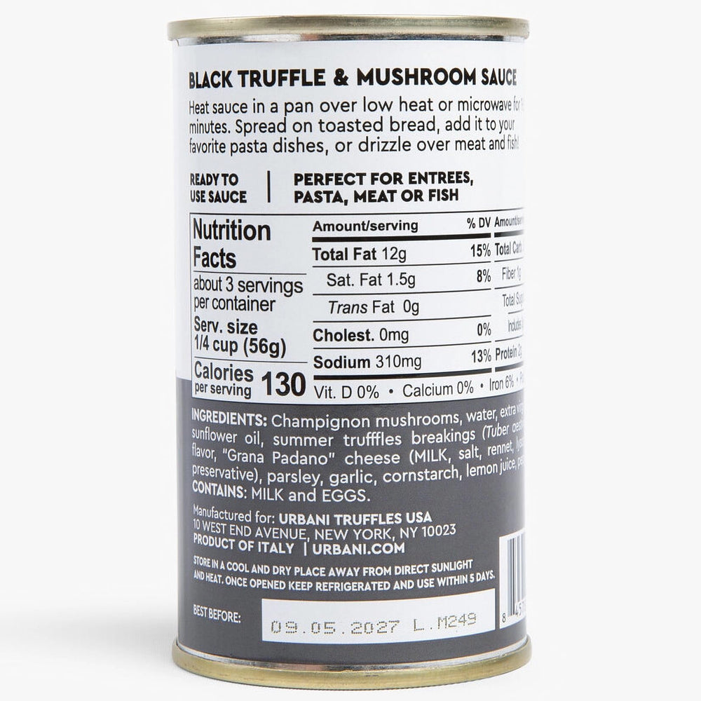 Urbani Truffles spoon with sauce texture showcasing creamy mushroom truffle consistency benefit
