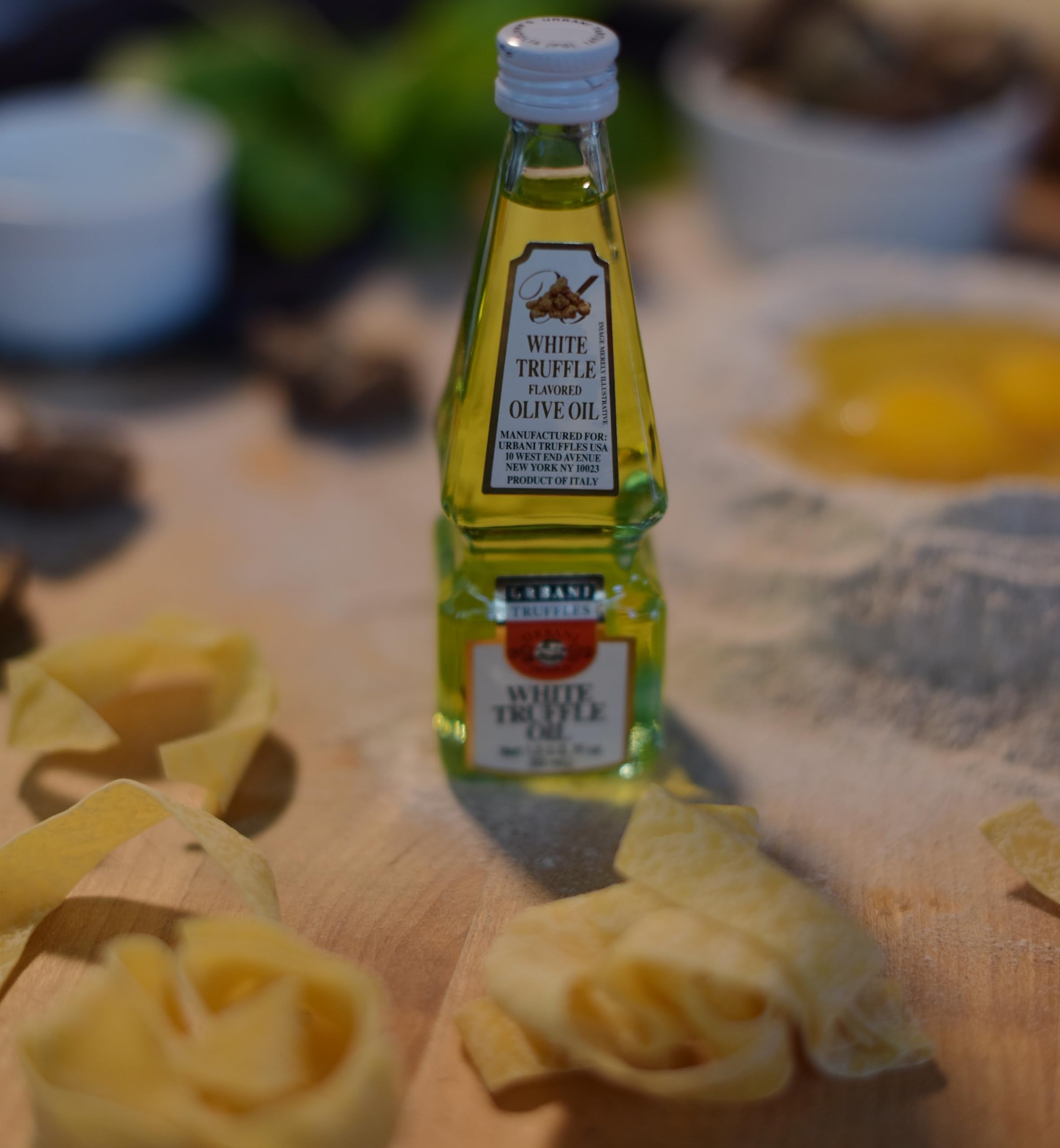 urbani truffles label detail with ingredient focus and trust-building clarity benefit