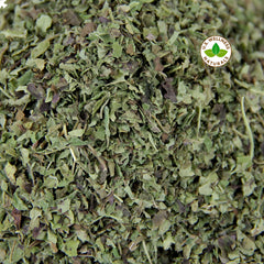 U.S. Wellness Naturals leaf texture detail highlighting fresh-scented lemon aroma and quality