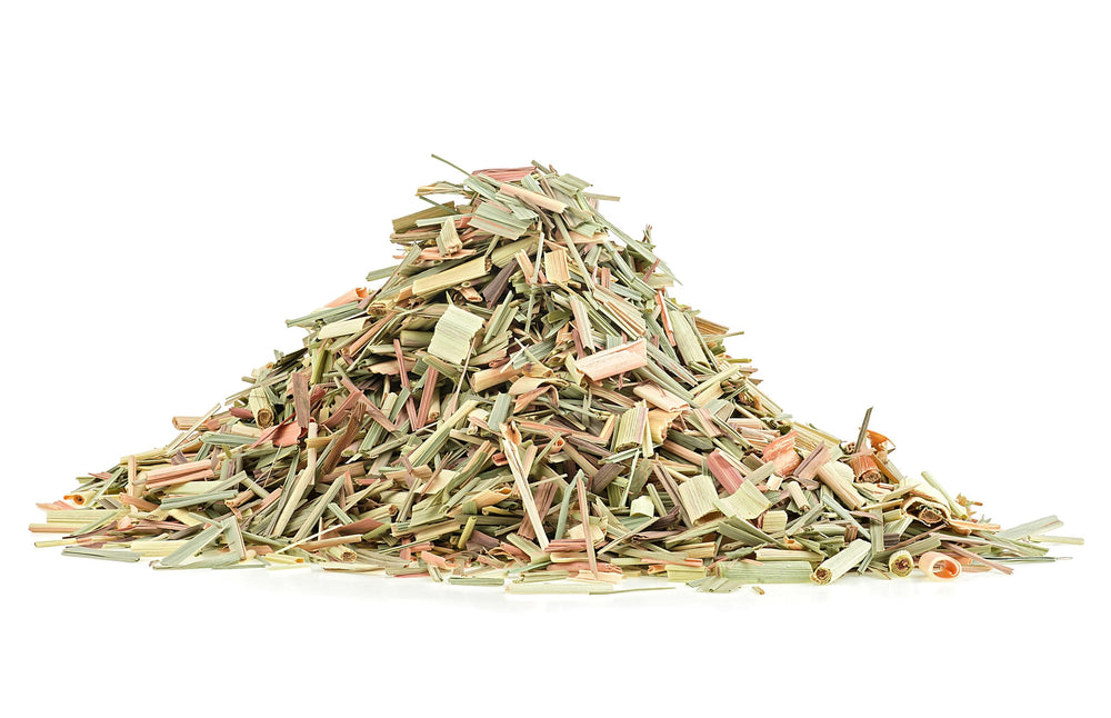 U.S. Wellness Naturals lemongrass texture detail showing even cut-and-sifted pieces