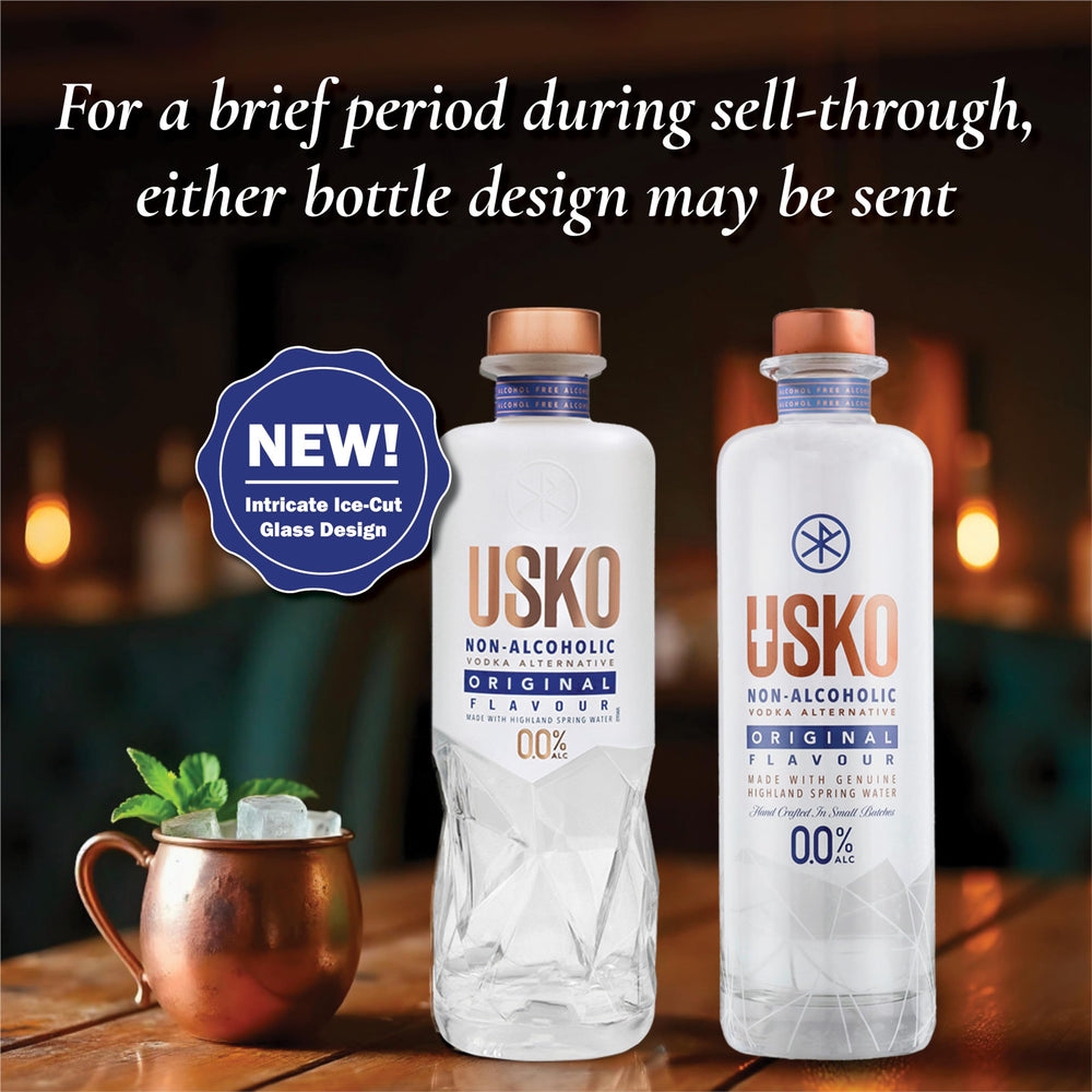 USKO Original back label close-up highlighting ingredient and certification details