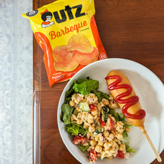 Utz Cheese Curls single bag portion, cheesy snack convenience benefit