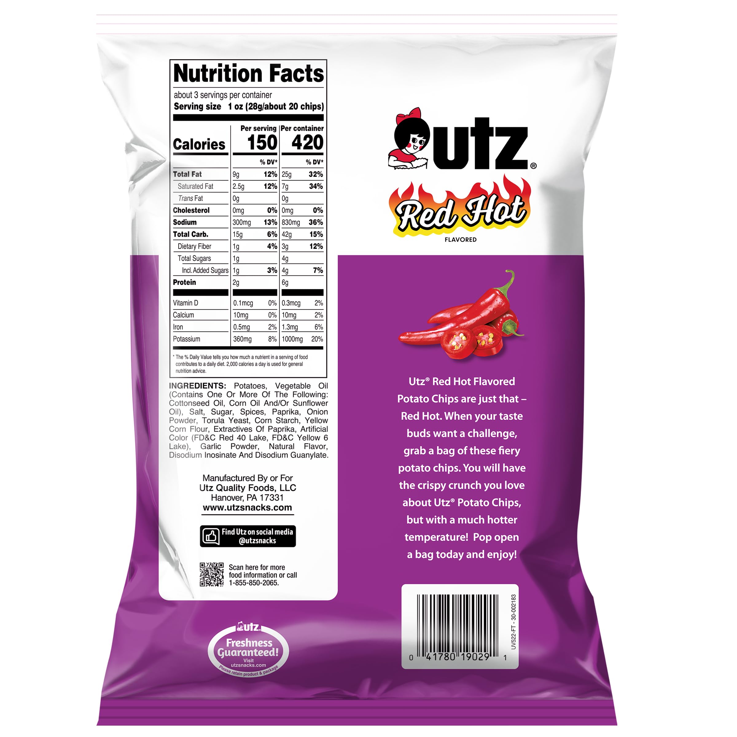 Utz chips on party spread illustrating shareable snacks and bold flavor appeal