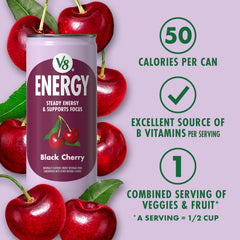 V8 pouring into glass displaying vibrant color and ready-to-drink refreshment