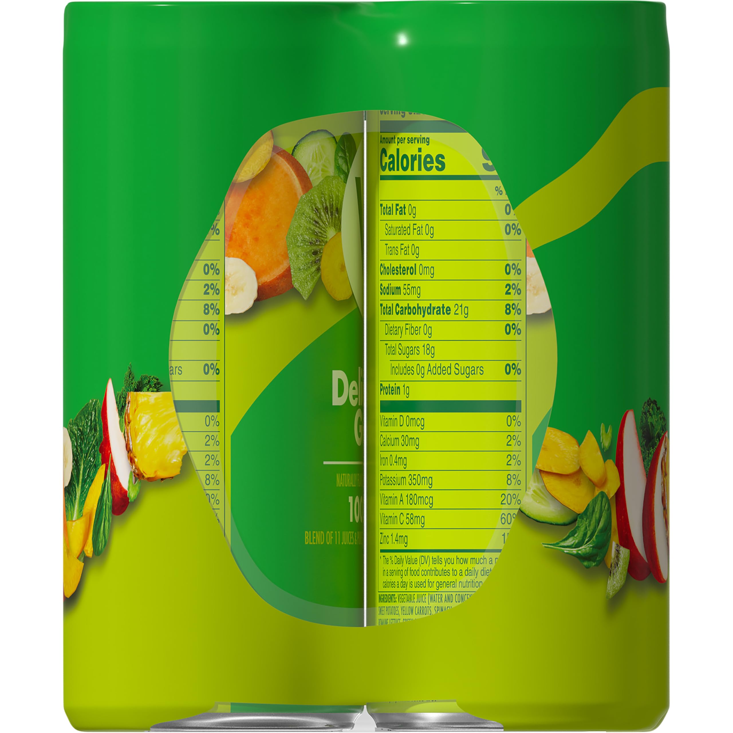 V8 cans stored in refrigerator for chilled convenience and quick access