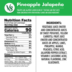 V8 24-pack display demonstrating pantry-ready convenience and value
