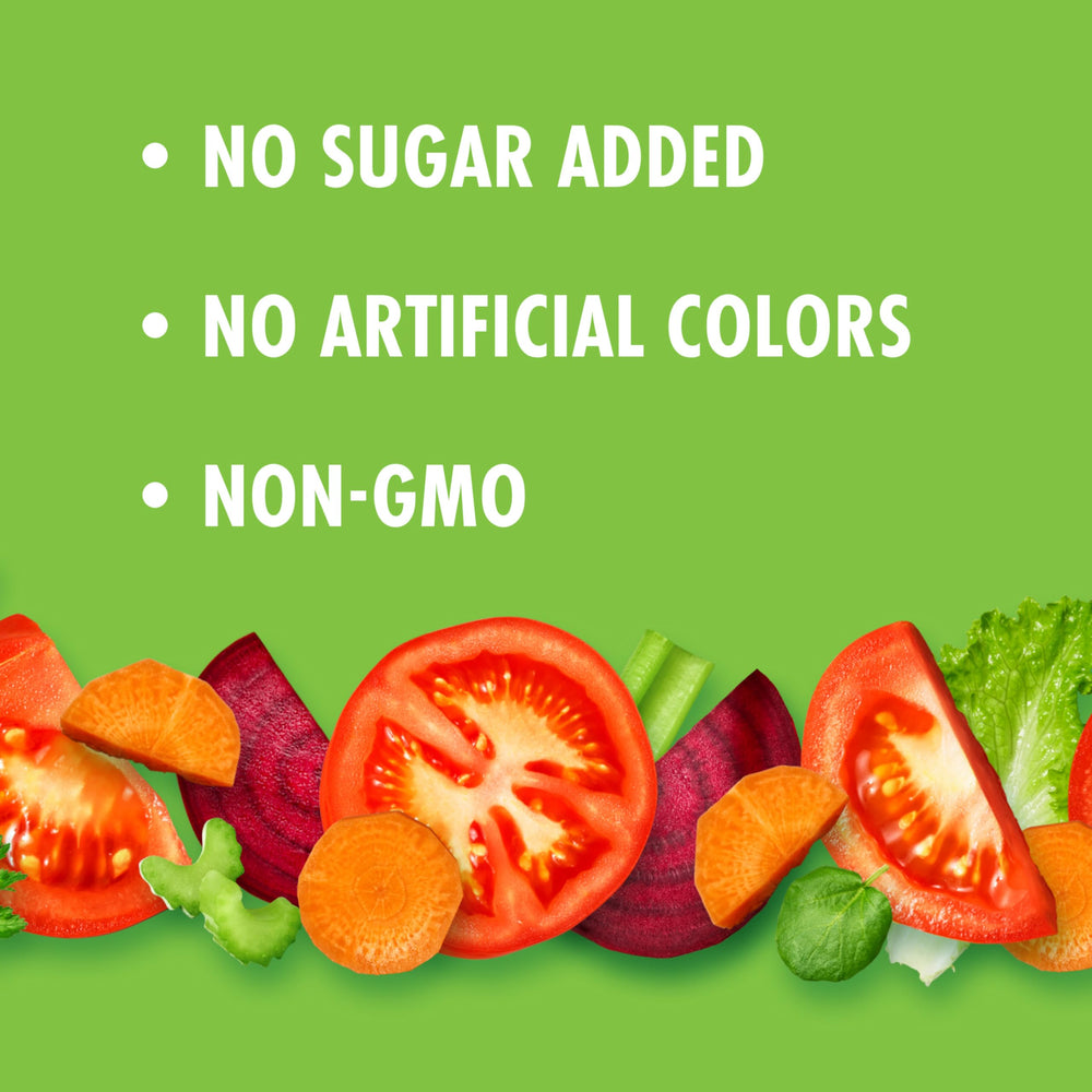 V8 low sodium tomato and vegetable blend texture close-up demonstrating natural ingredients
