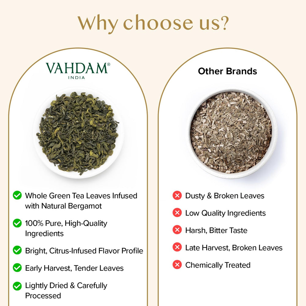 VAHDAM teaspoon measuring 2g for consistent brewing benefit