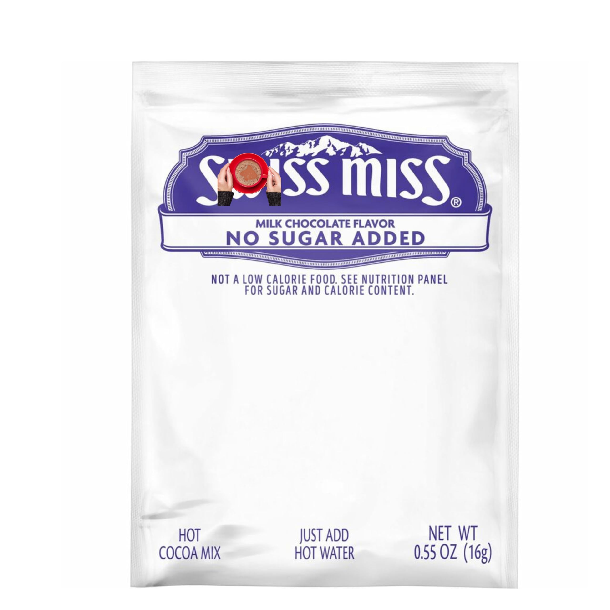Vallary Swis Miss packet beside measuring cup for clear serving size comparison