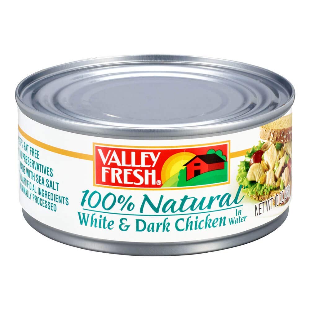 VALLEY FRESH front can pack shows label and convenience benefit