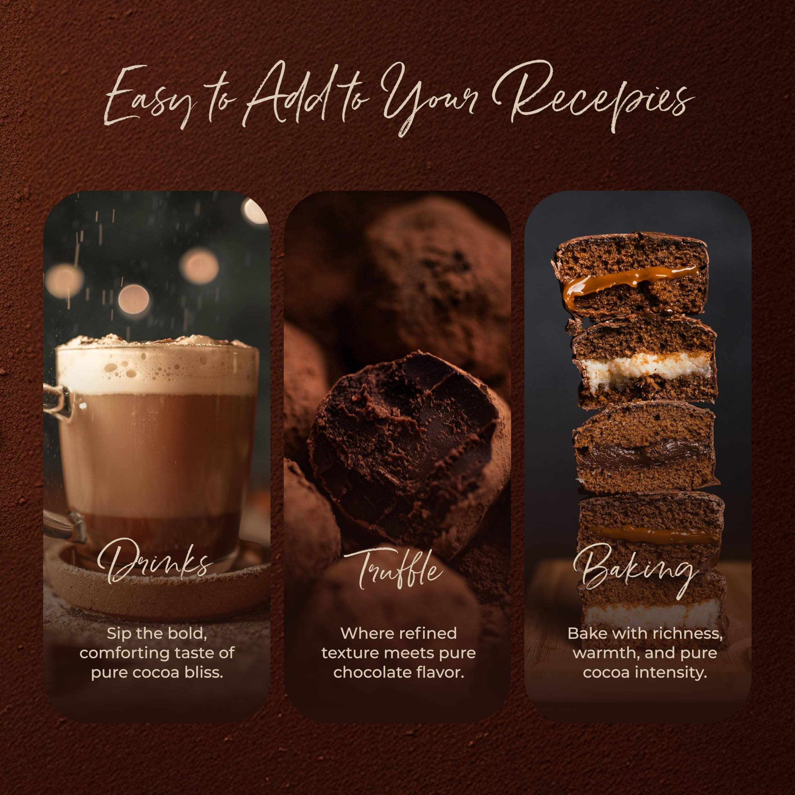 Valrhona cocoa beside measuring scale showing precise portion control benefit