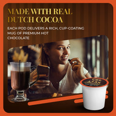 Van Der Laan cup topped with marshmallows demonstrating decadent serving ideas