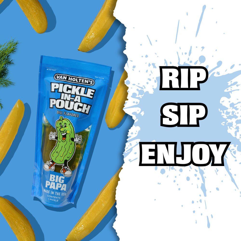 Van Holten's close-up of pickle texture highlighting crisp crunch benefit