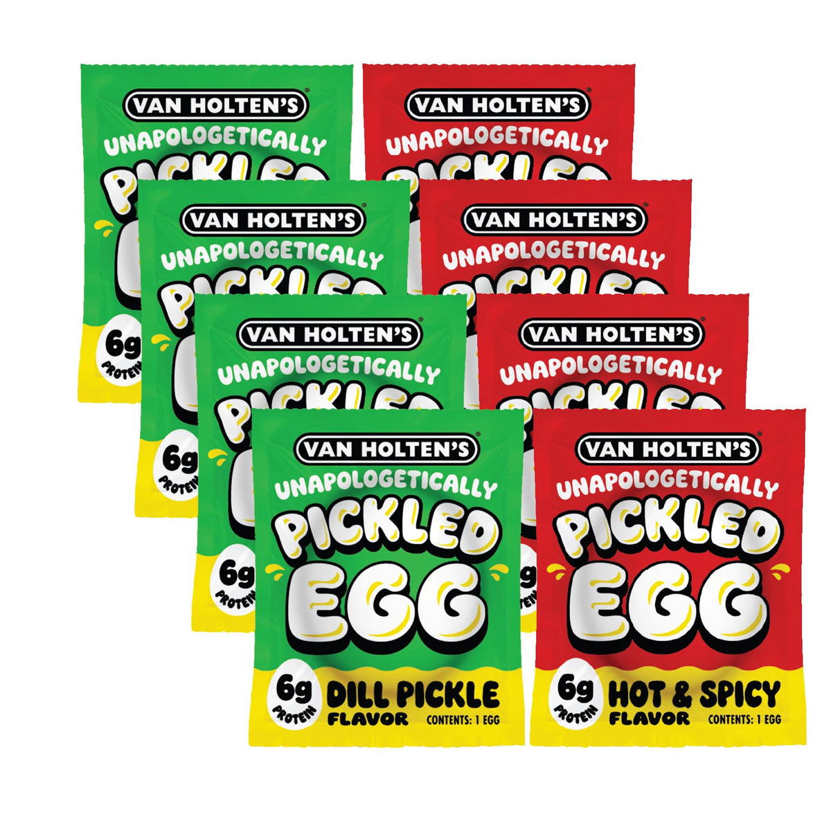 Van Holten's front packaging showing jar and label for easy recognition and convenience