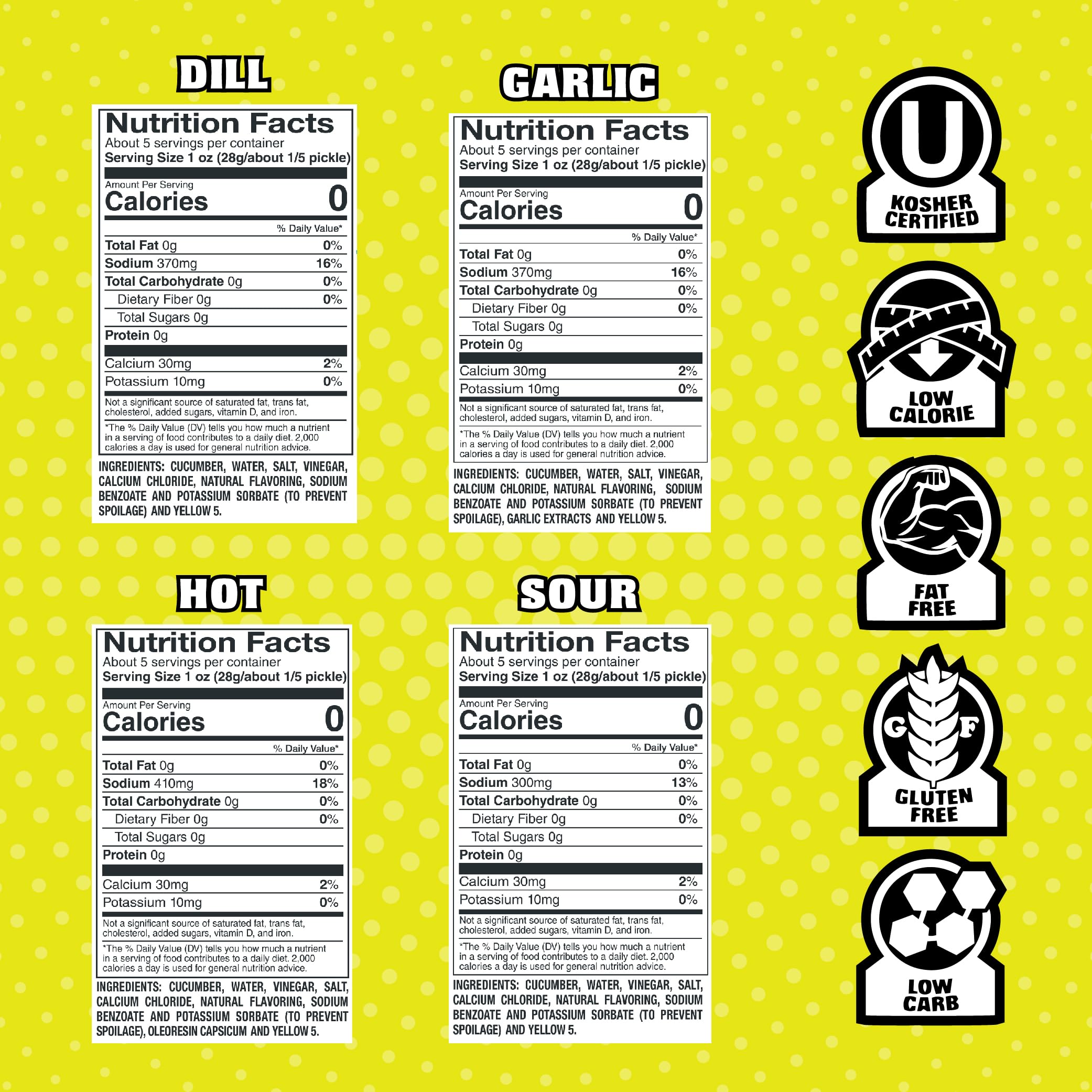 Van Holten's label and ingredients detail image for transparency and dietary info