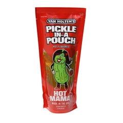 Van Holten's pickle close-up texture highlighting crisp crunch and spicy seasoning