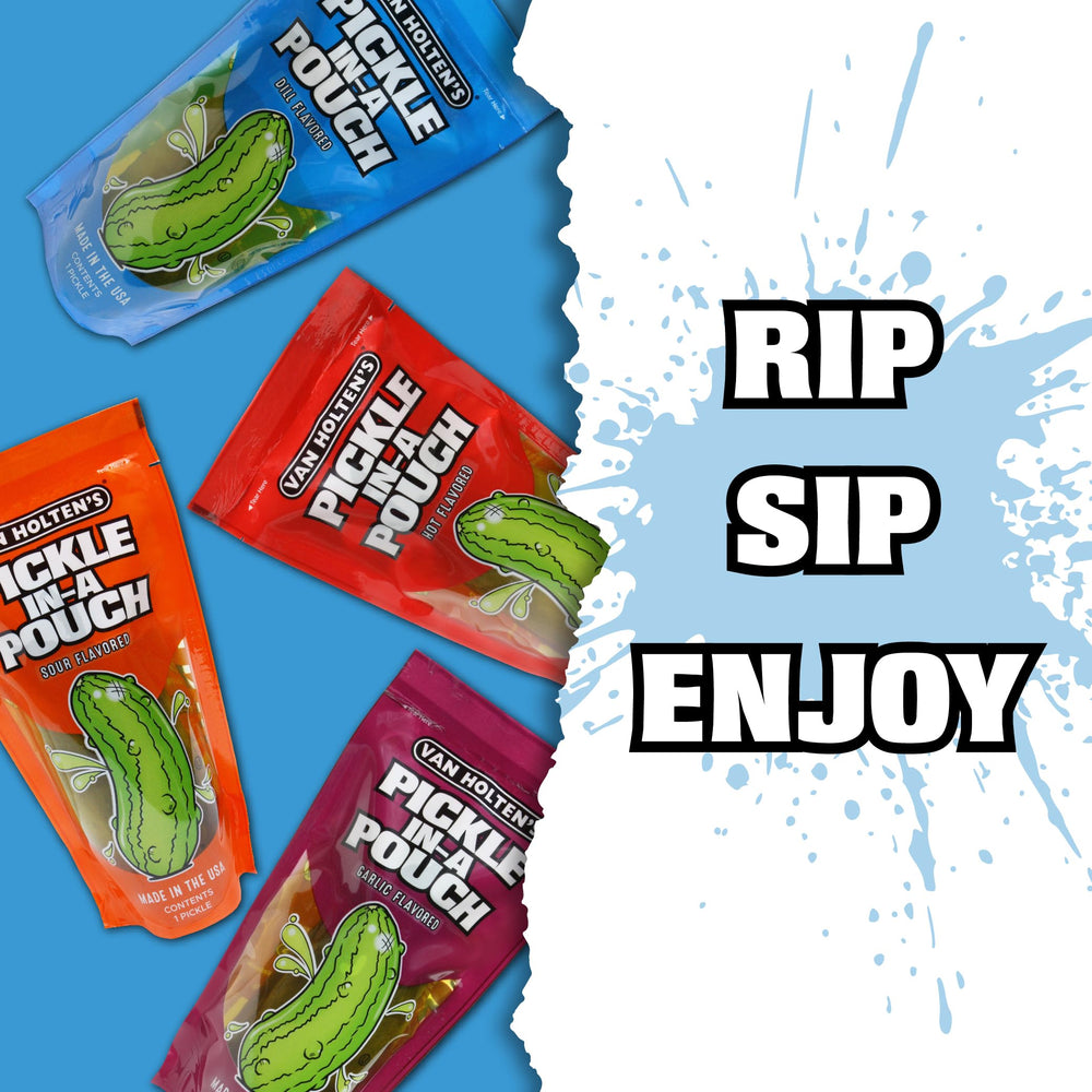 Van Holten's single pouch closeup highlighting sealed freshness and portability