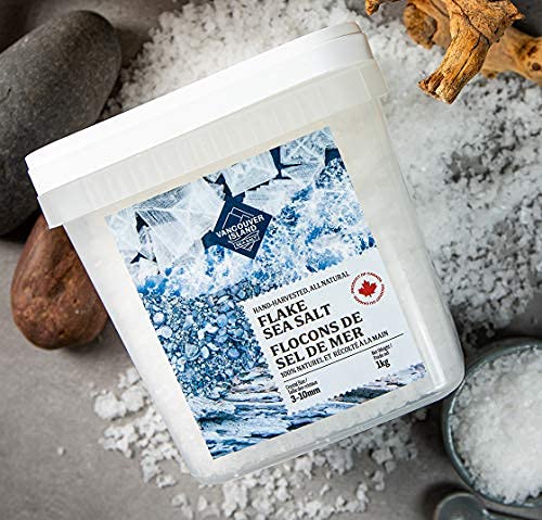 Vancouver Island Sea Salt chef sprinkling flakes for consistent seasoning
