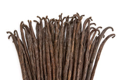 Vanilla Bean Kings close-up of pod texture and seeds highlighting rich aroma