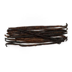 Vanilla Bean Kings close-up of tiny black seeds delivering intense vanilla flavor
