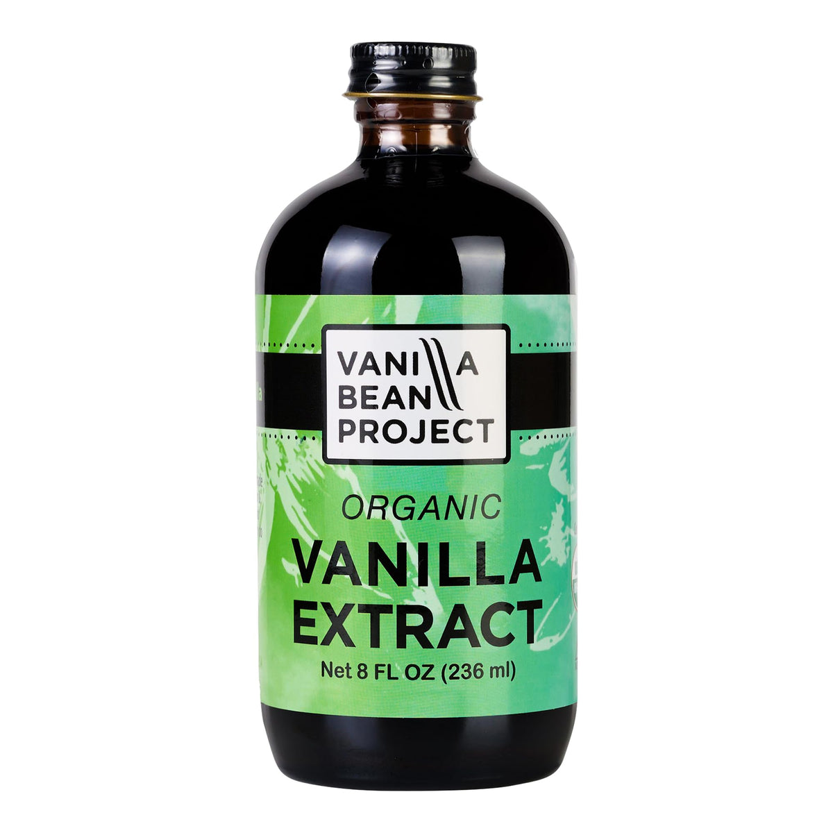 VANILLA BEAN PROJECT front bottle 8 oz showing packaging and premium look