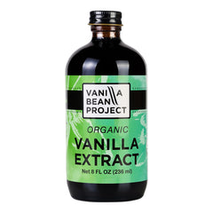 VANILLA BEAN PROJECT front bottle 8 oz showing packaging and premium look