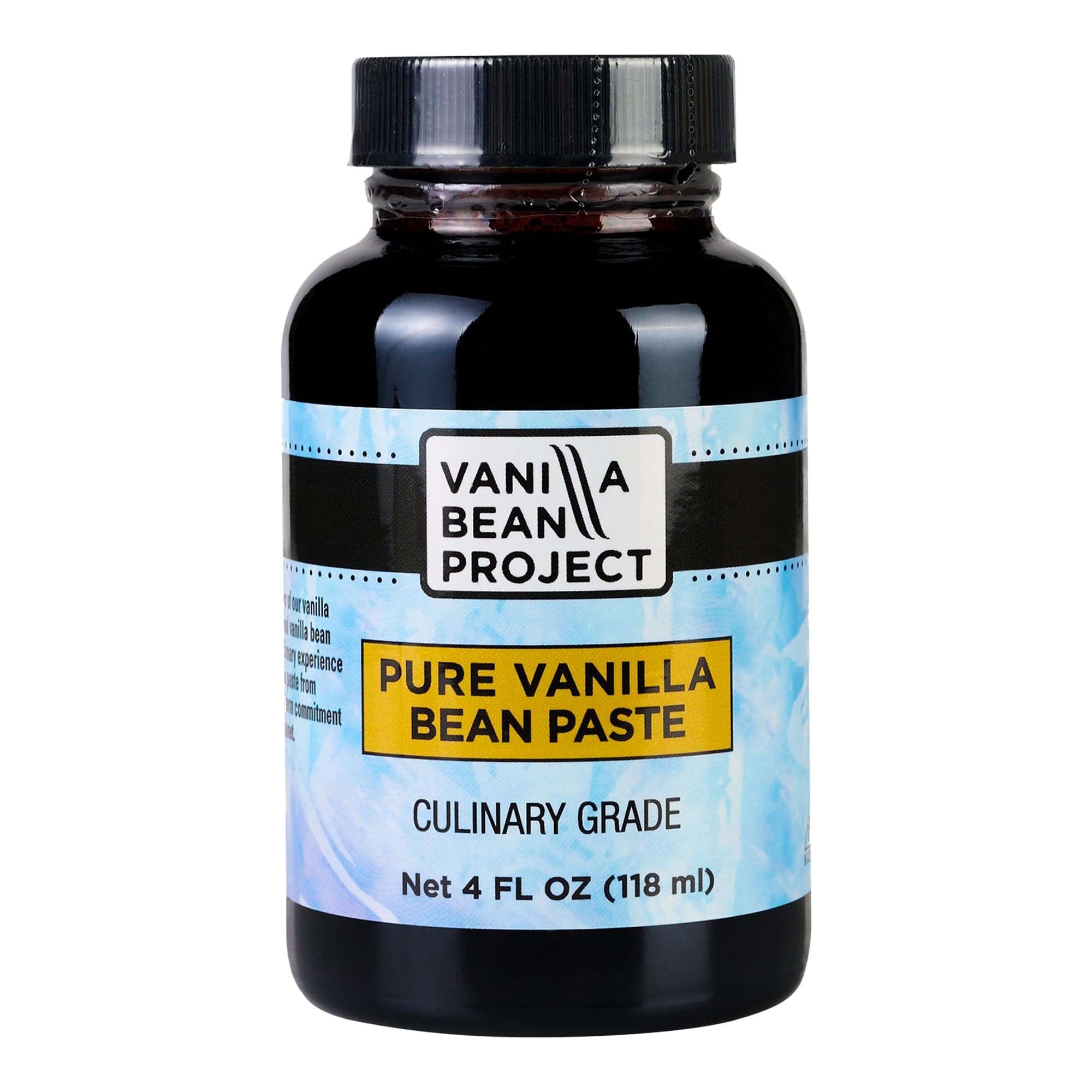 VANILLA BEAN PROJECT jar front showing packaging and premium brand benefits