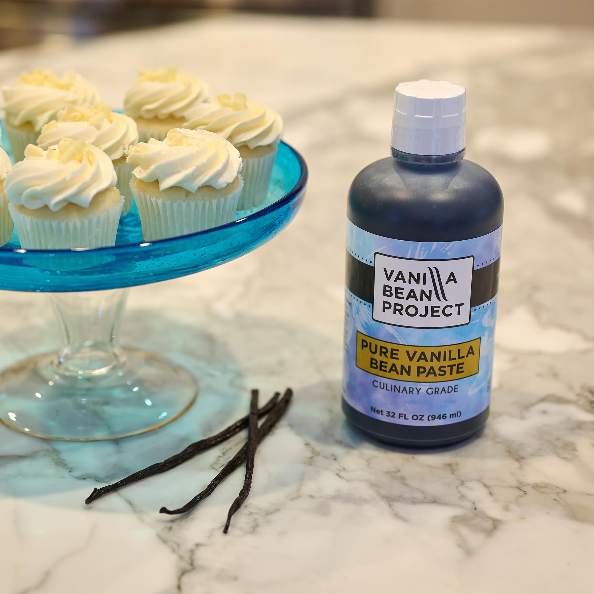 VANILLA BEAN PROJECT in kitchen setting showing gourmet use and presentation