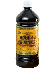 Vanilla Totonacs front label bottle showing authentic Mexican vanilla benefit
