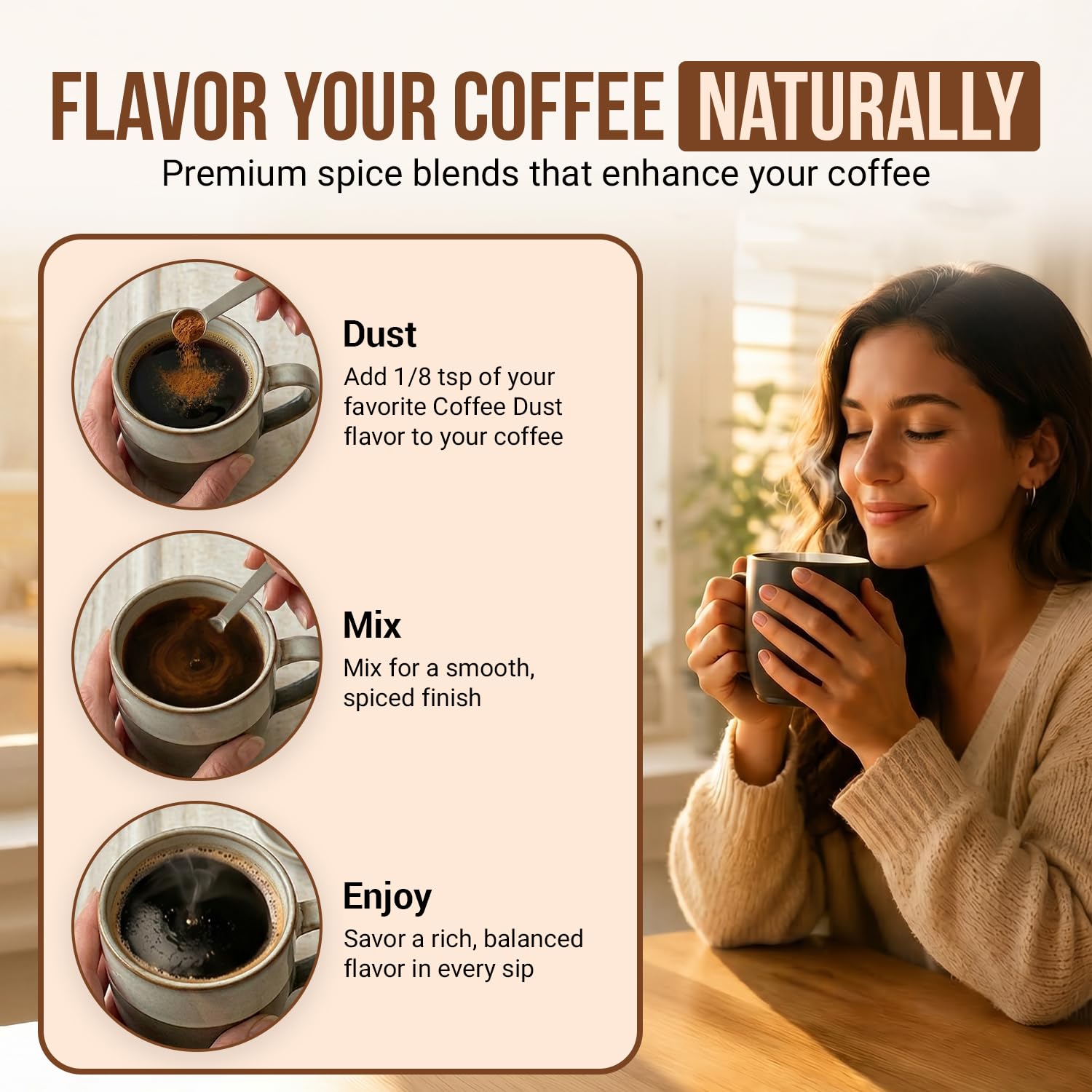 vashon coffee dust eco-friendly packaging displayed for sustainable storage
