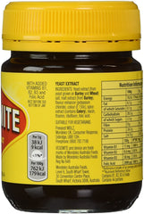 Vegemite jar label detail showing nutrition panel and ingredient transparency benefit