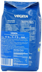 Vegeta close-up of dried vegetable and spice texture providing visible flavor components