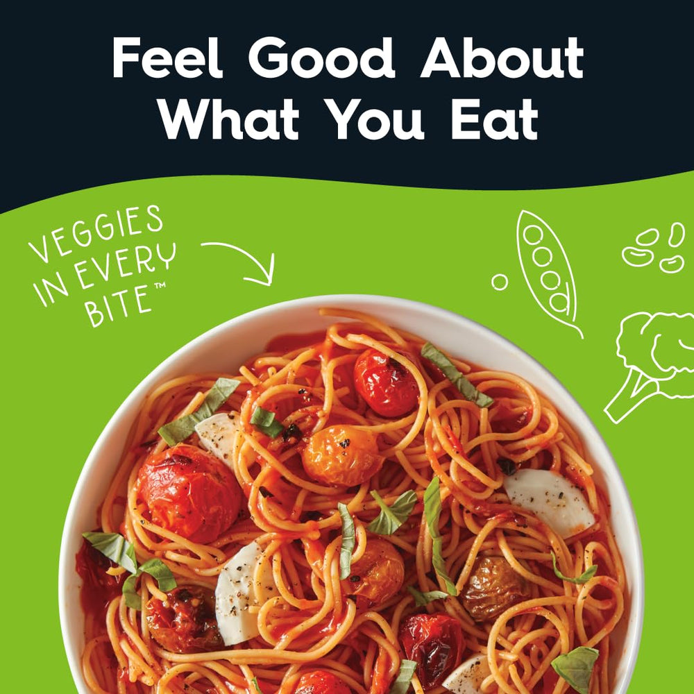 Veggiecraft Farms noodle close-up texture highlighting firm, springy strands