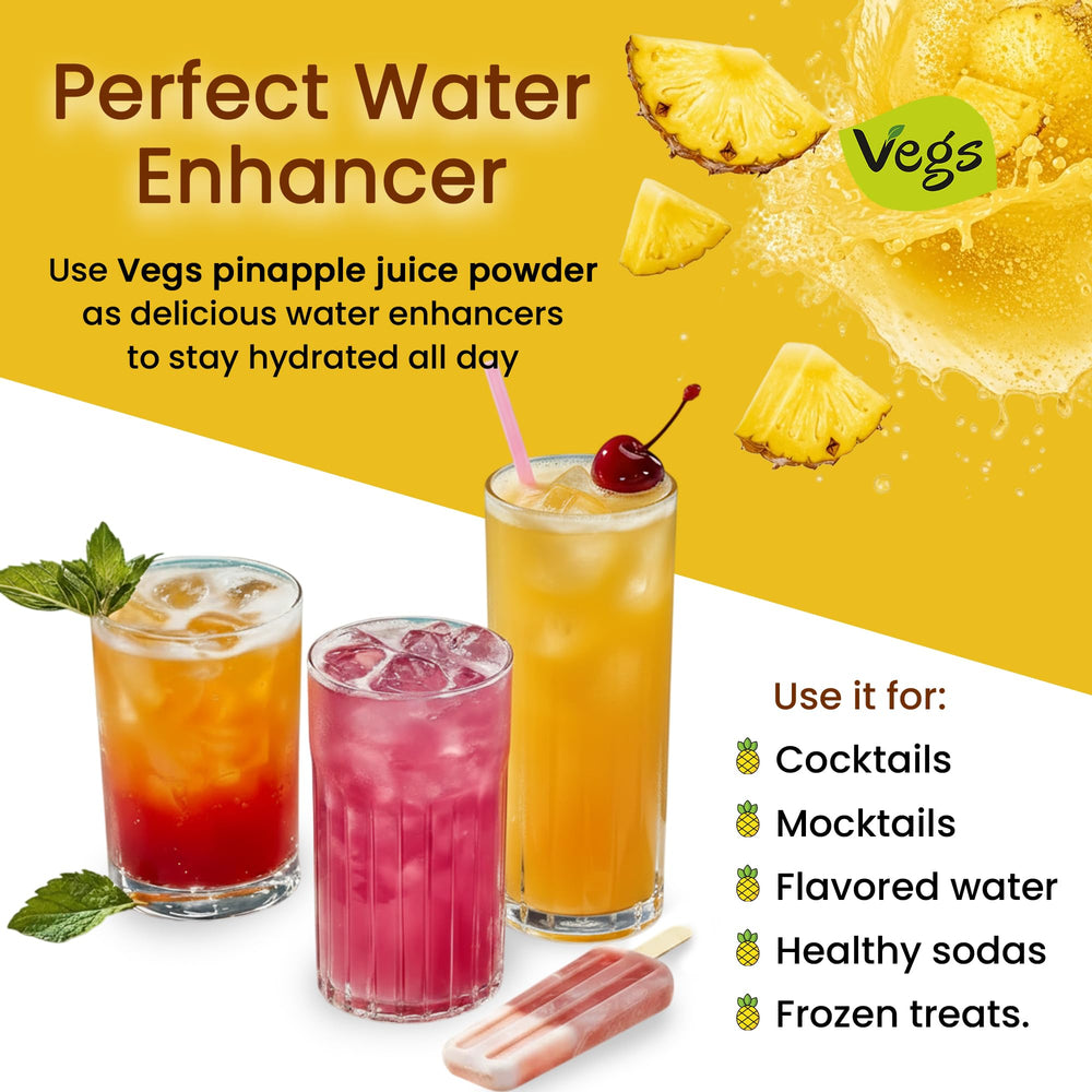 Vegs pineapple powder used in marinade and as drink garnish